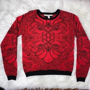 Chelsea and Violet Red/Black Sweater | Small